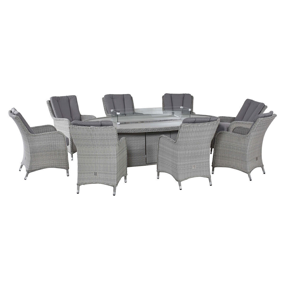 Homeflair – Ascot Rattan Dining Set