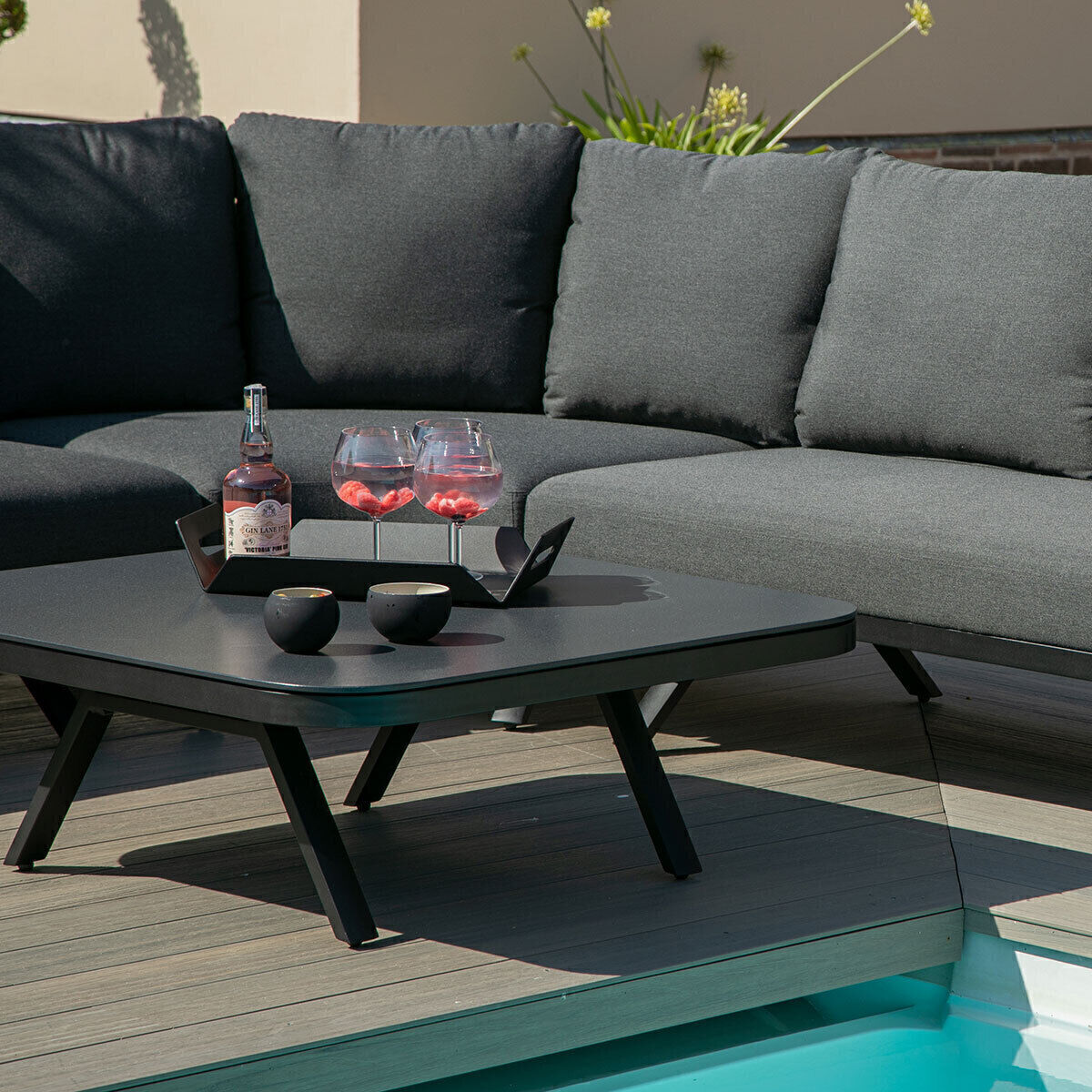 Homeflair - Outdoor Fabric Cove Corner Sofa Group