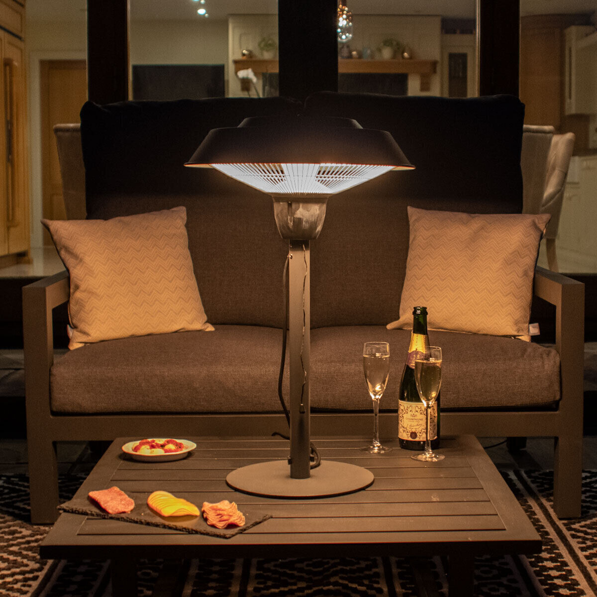 Homeflair - 1500W Hestia Table Top Electric Patio Heater
