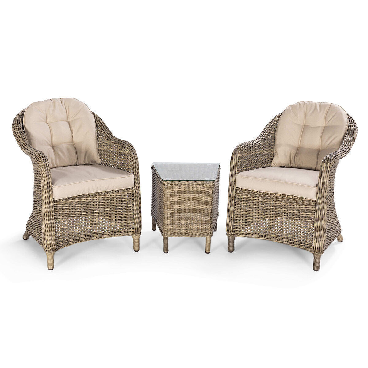 Homeflair - Winchester Rattan Bistro Set