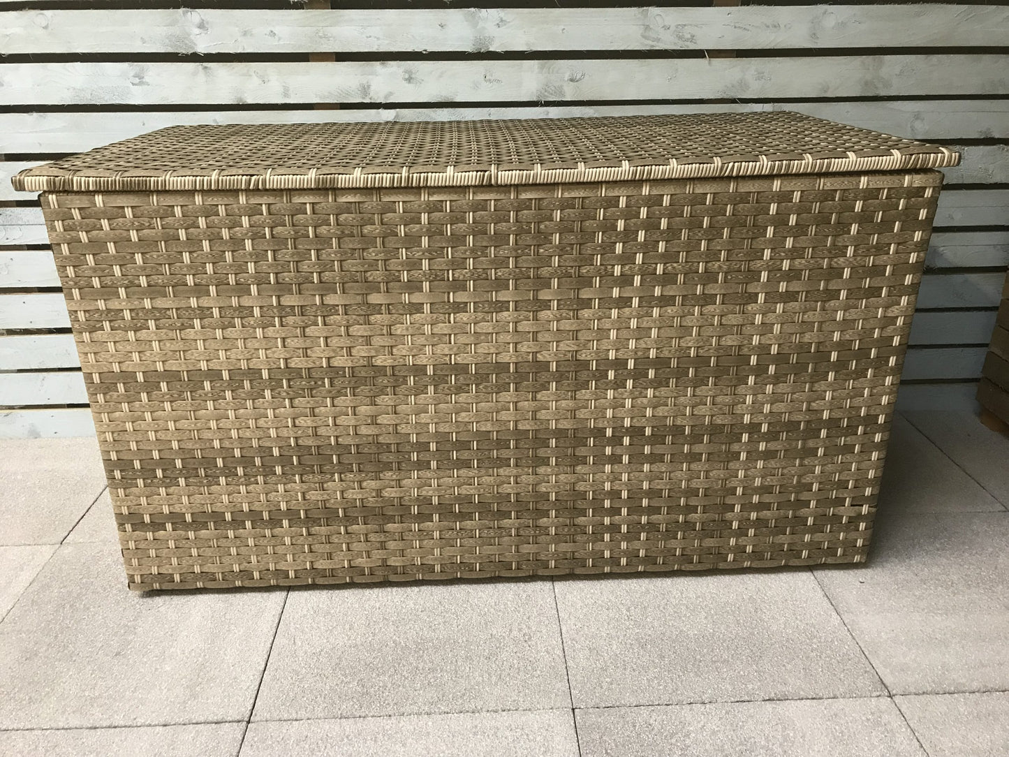 Rattan Medium Cushion Box in 3 Wicker Caramel Weave | Cush0101