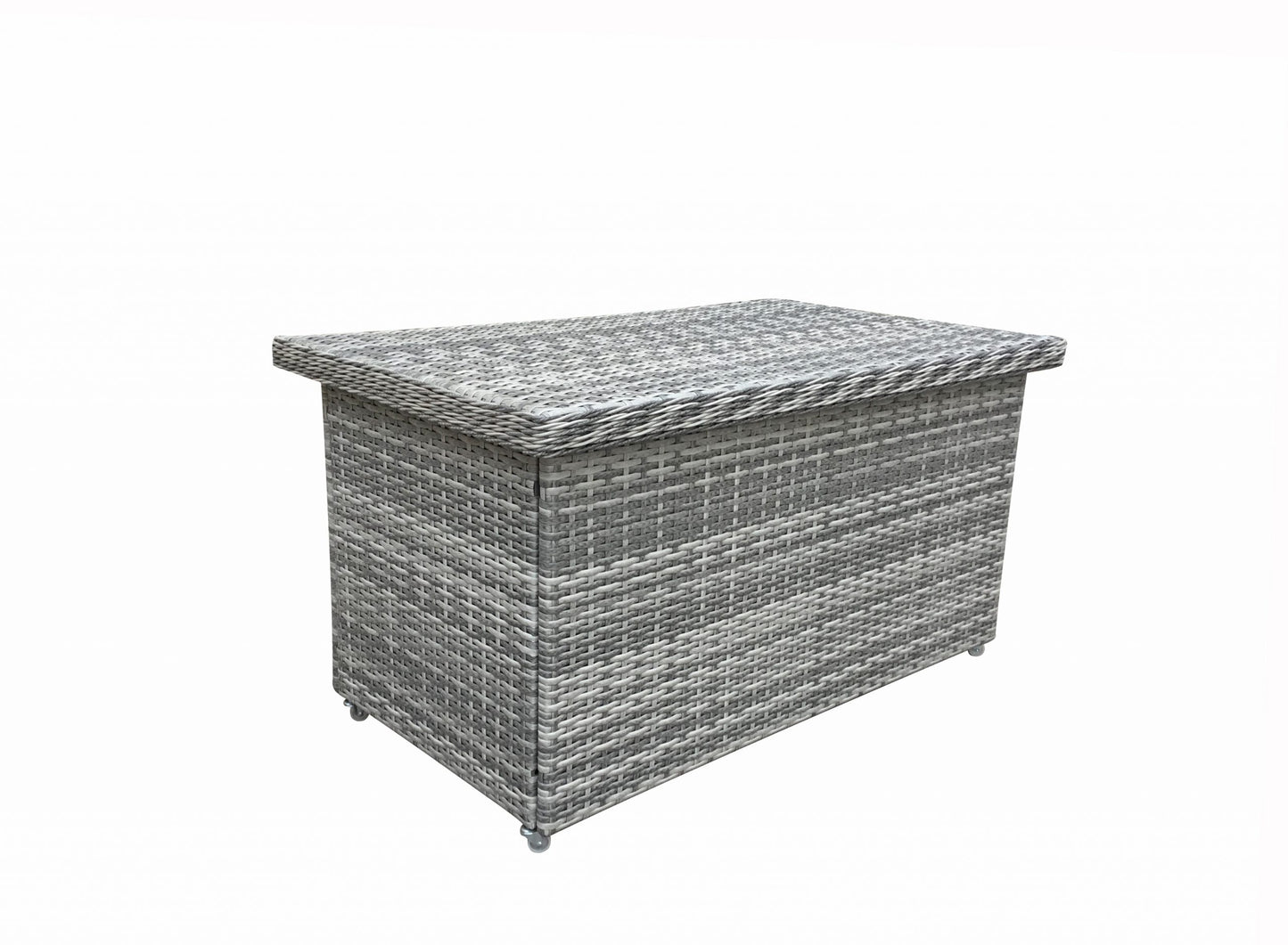 Rattan Large Cushion Box in 12mm Half Round Grey Weave | Cush0280