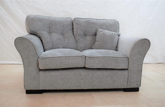 Ken Ex-Display Fabric Grey 2 Seater Sofa | EX017 - Homeflair