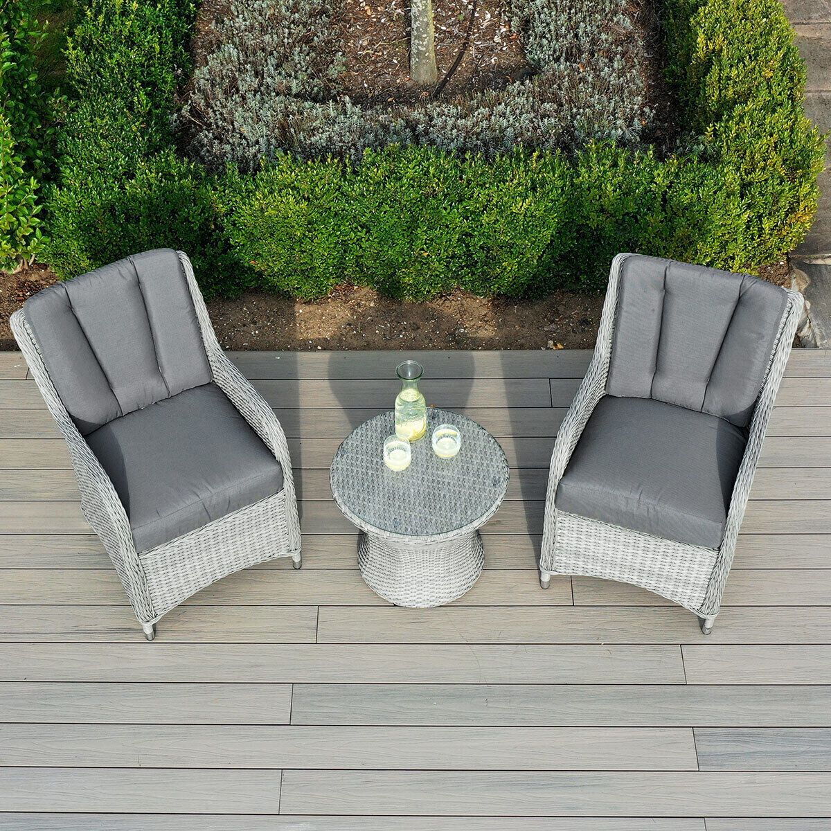 Homeflair - Ascot Rattan Bistro Set