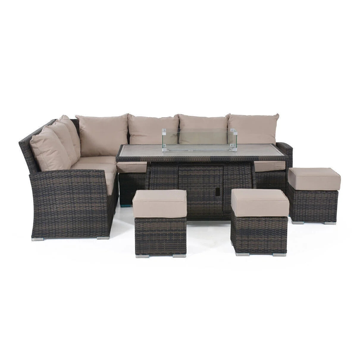 Homeflair - Kingston Corner Rattan Dining Set