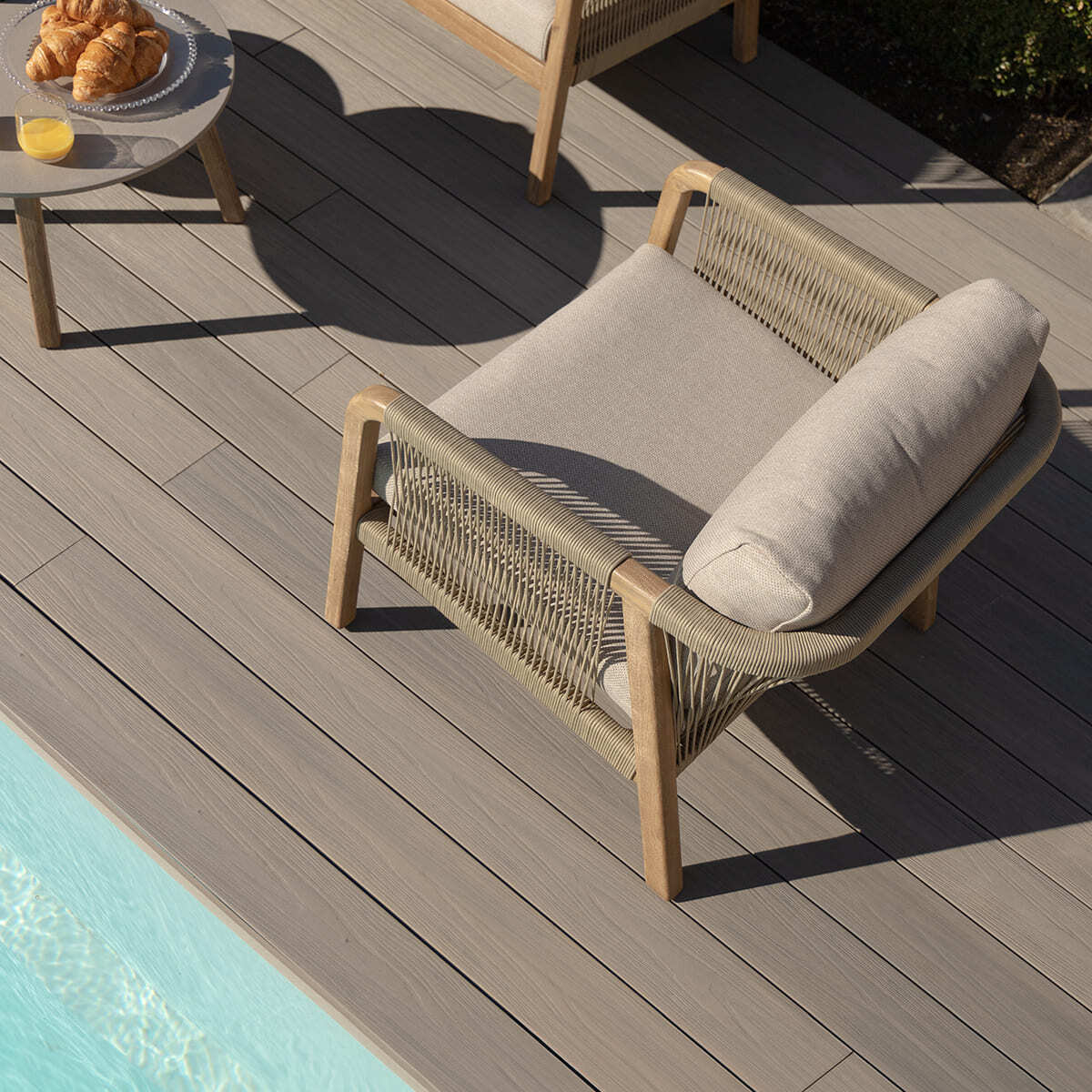 Homeflair - Martinique Rope Weave 2 Seat Sofa Set