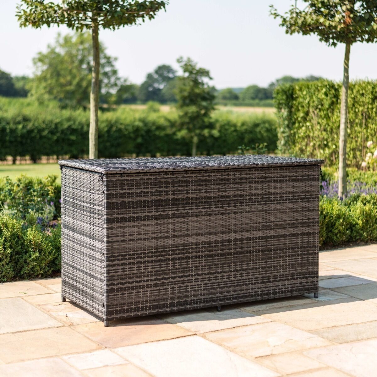 Homeflair - Rattan Storage Box - Brown