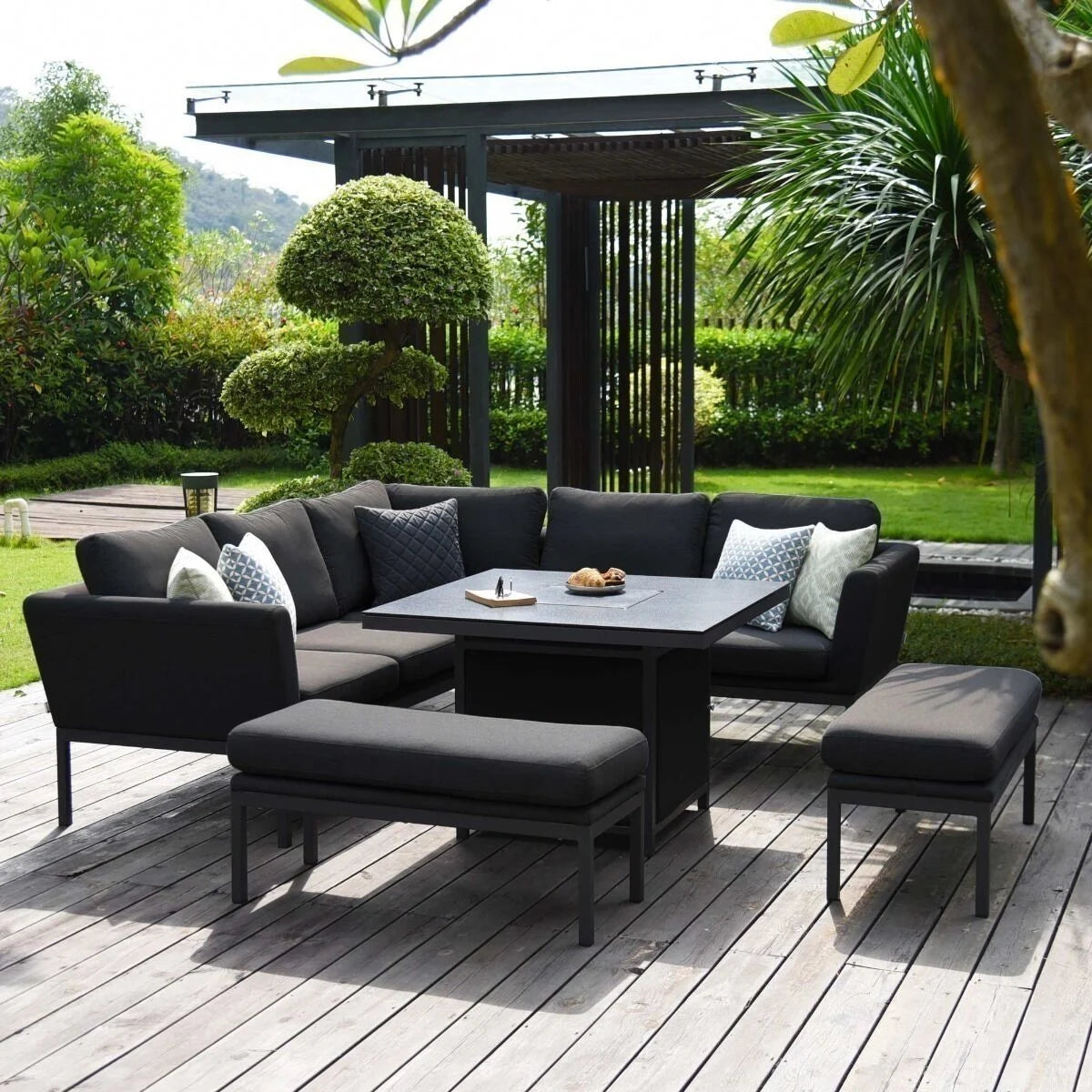 Homeflair -Outdoor Fabric Pulse Dining Set