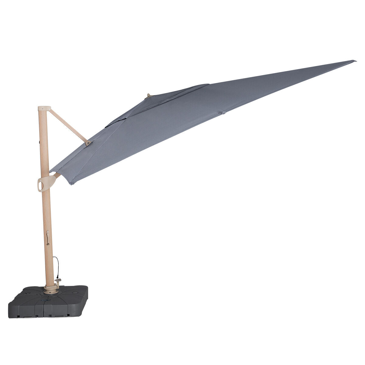 Homeflair - Artemis 3m x 4m Rectangular Rotating Cantilever Parasol
