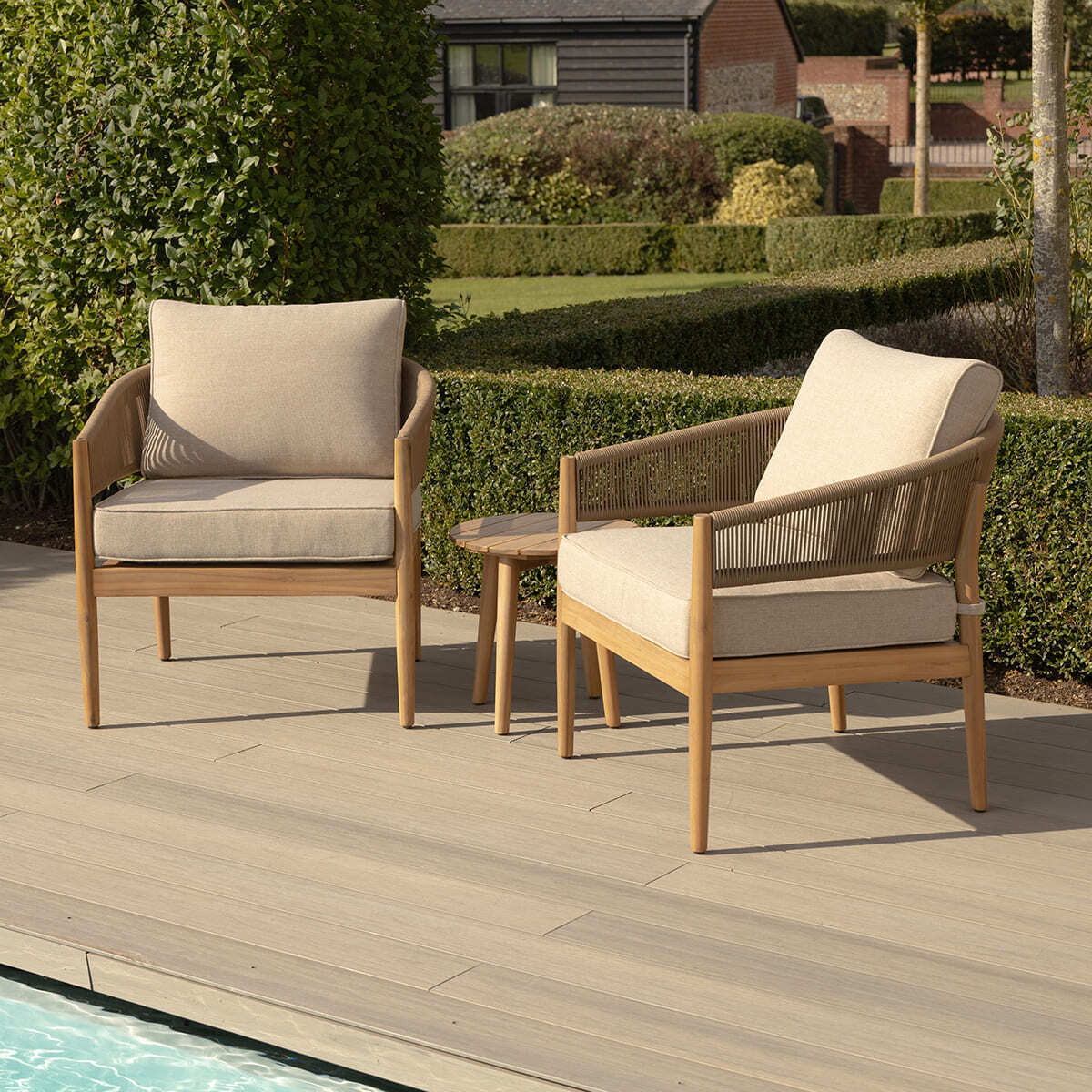 Homeflair - Porto Rope Weave Lounge Set