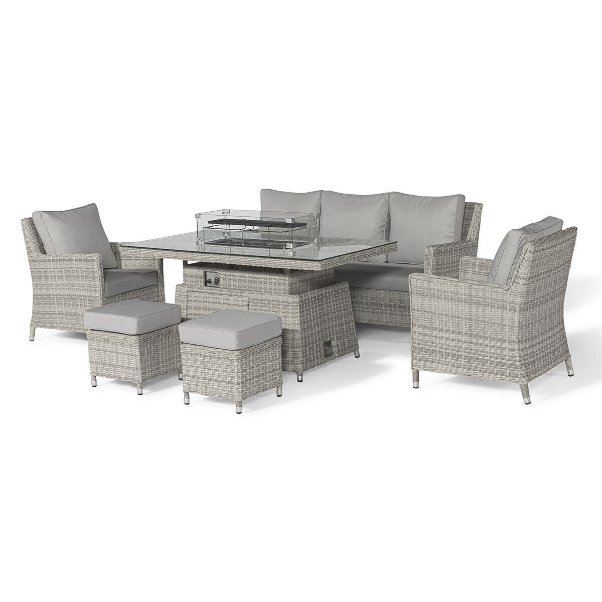 Homeflair - Oxford Sofa Rattan Dining Set