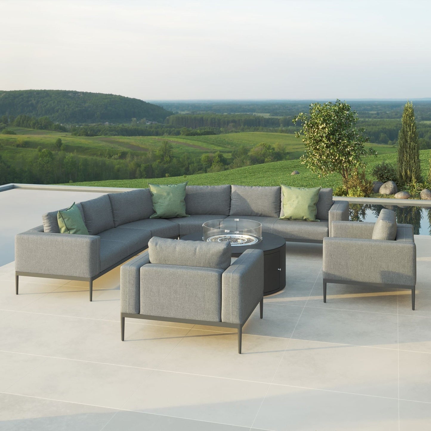 Homeflair – Eve Grande Corner Sofa Group
