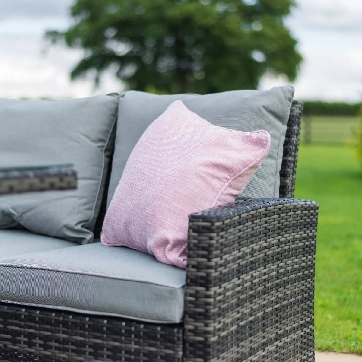 Homeflair -Kingston Corner Rattan Sofa Dining Set