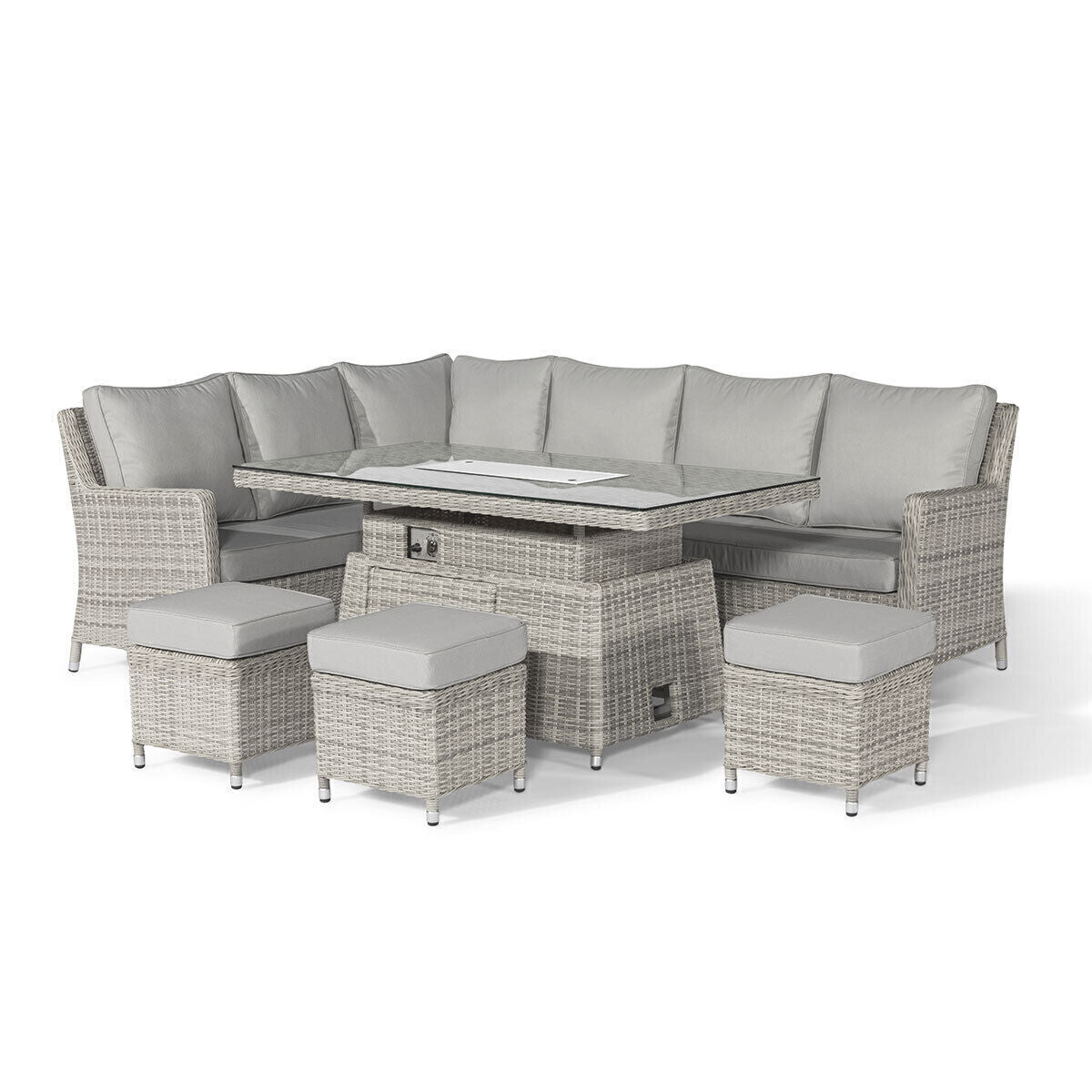 Homeflair - Oxford Corner Rattan Dining Set