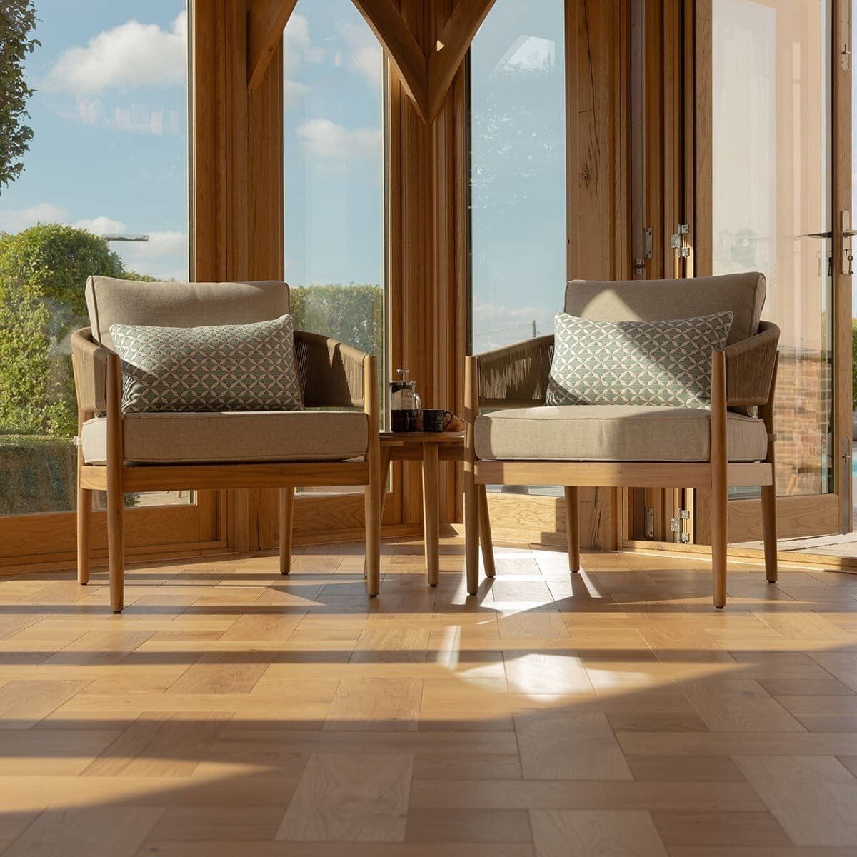 Homeflair - Porto Rope Weave Lounge Set