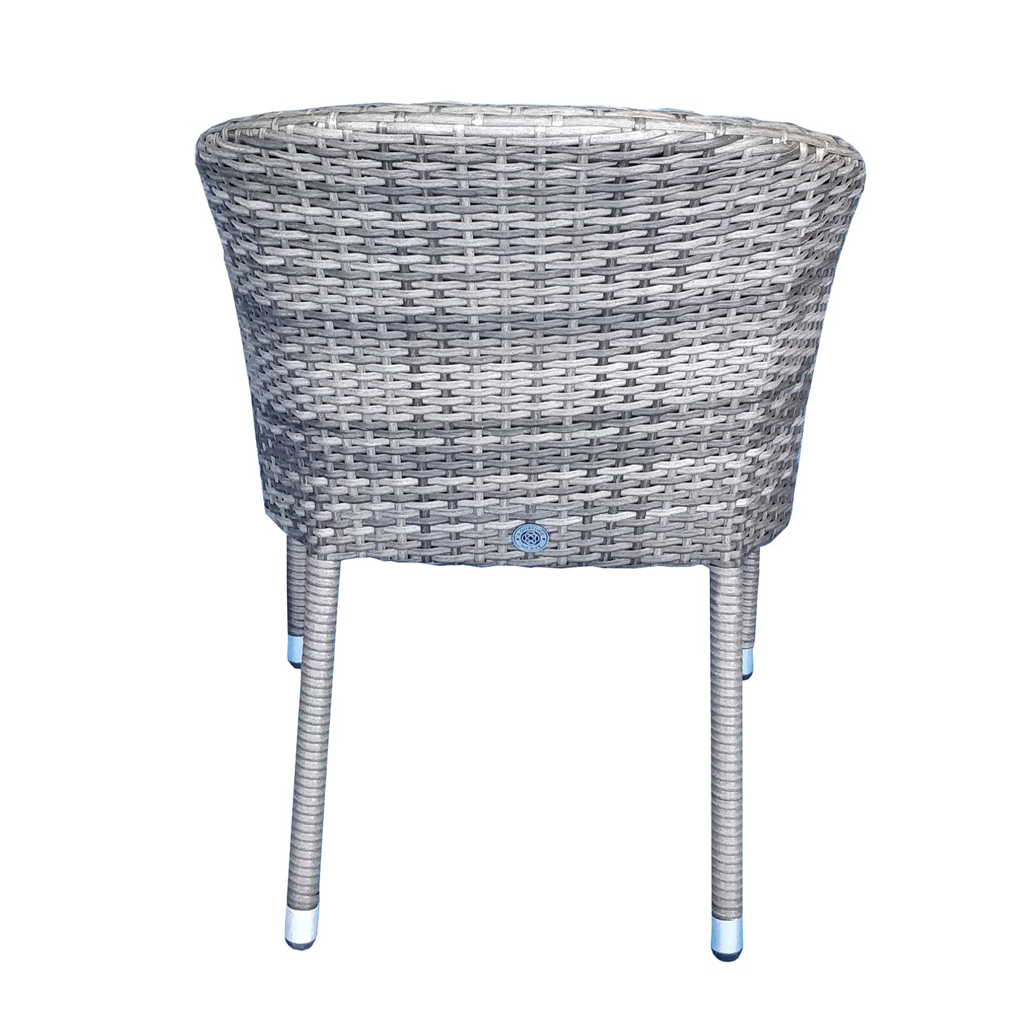 Emily Rattan Stacking Chair in Grey | Emil0208