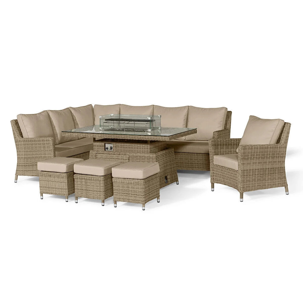 Homeflair - Winchester Corner Rattan Dining Set