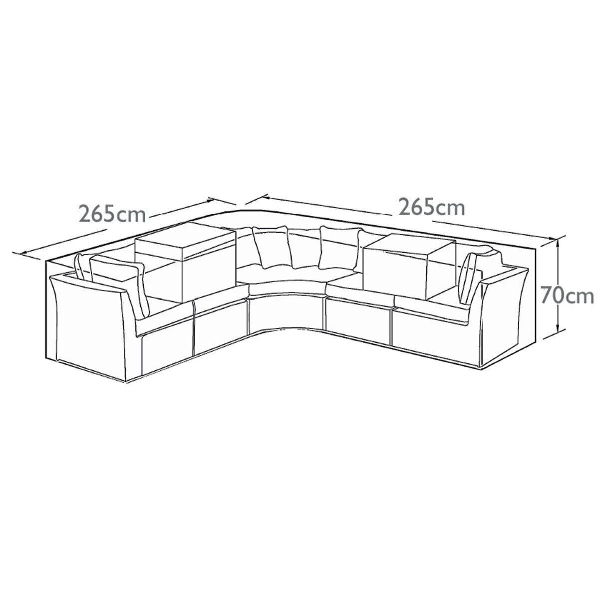 Homeflair -Barcelona/Winchester Rounded Corner Group