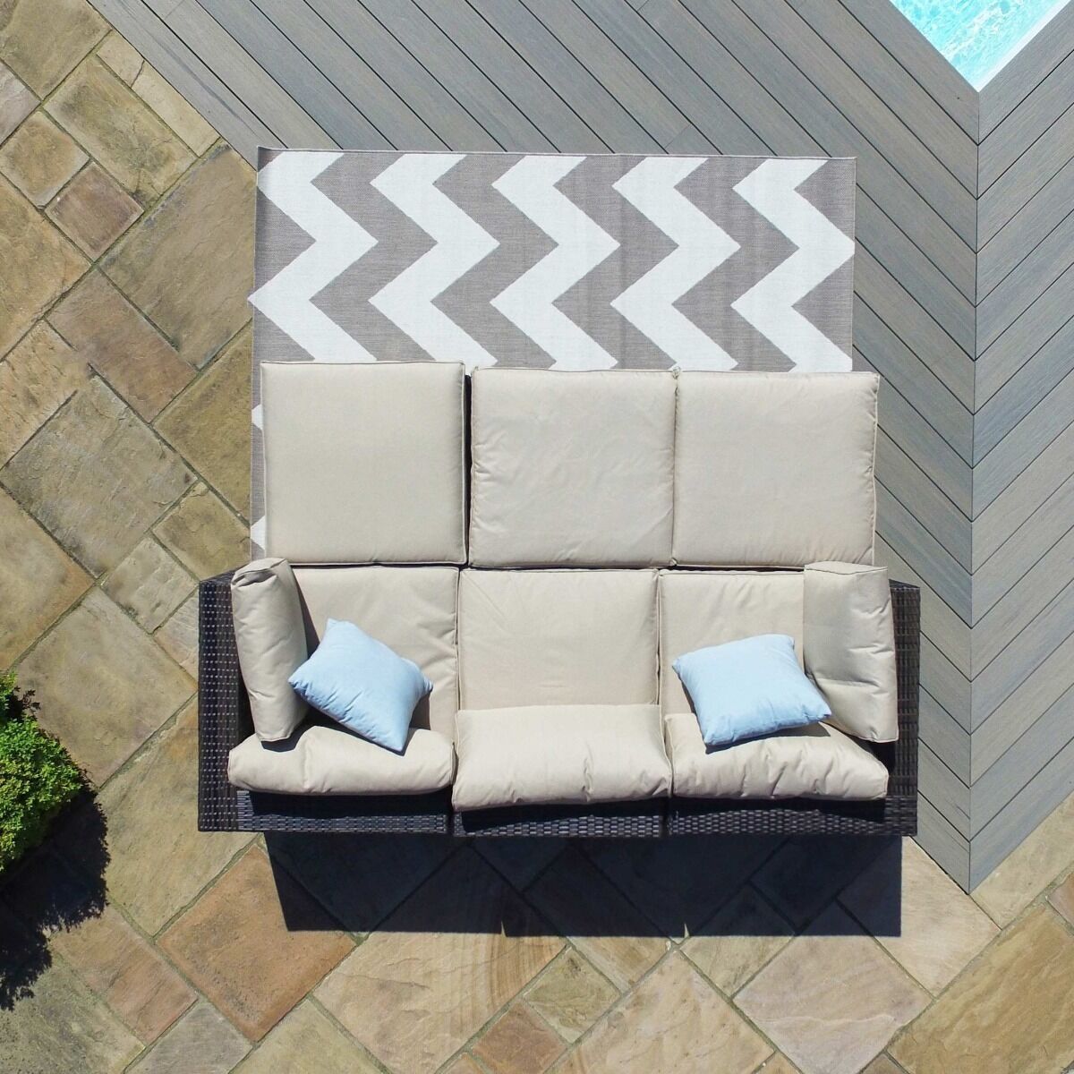 Homeflair - Rio Rattan Corner Sofa Group