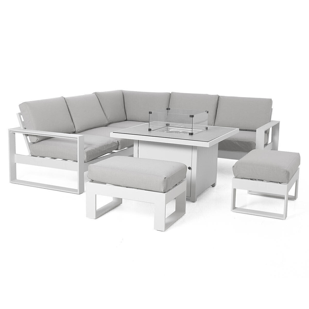 Homeflair – Amalfi S Aluminium Corner Dining Set