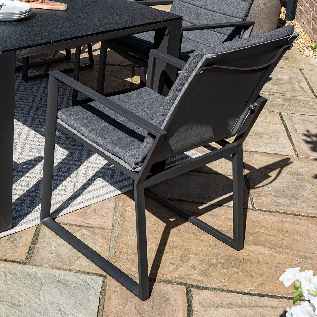 Homeflair - Manhattan Aluminium Dining Set