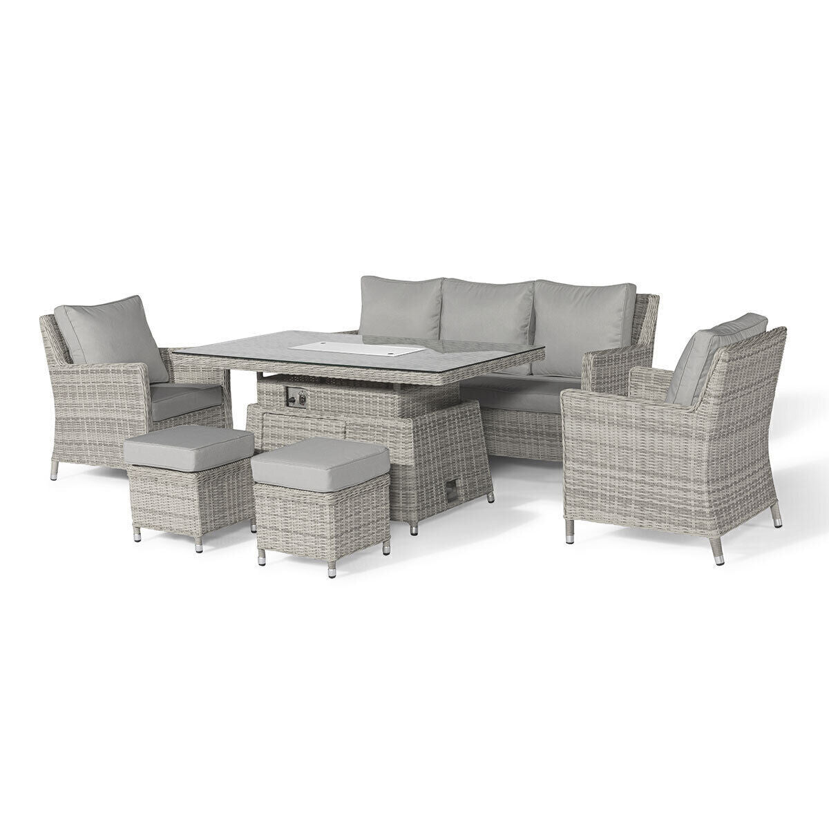 Homeflair - Oxford Sofa Rattan Dining Set