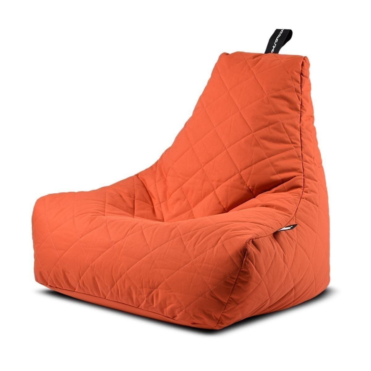 Homeflair - Mighty Quilted Bean Bag - Orange