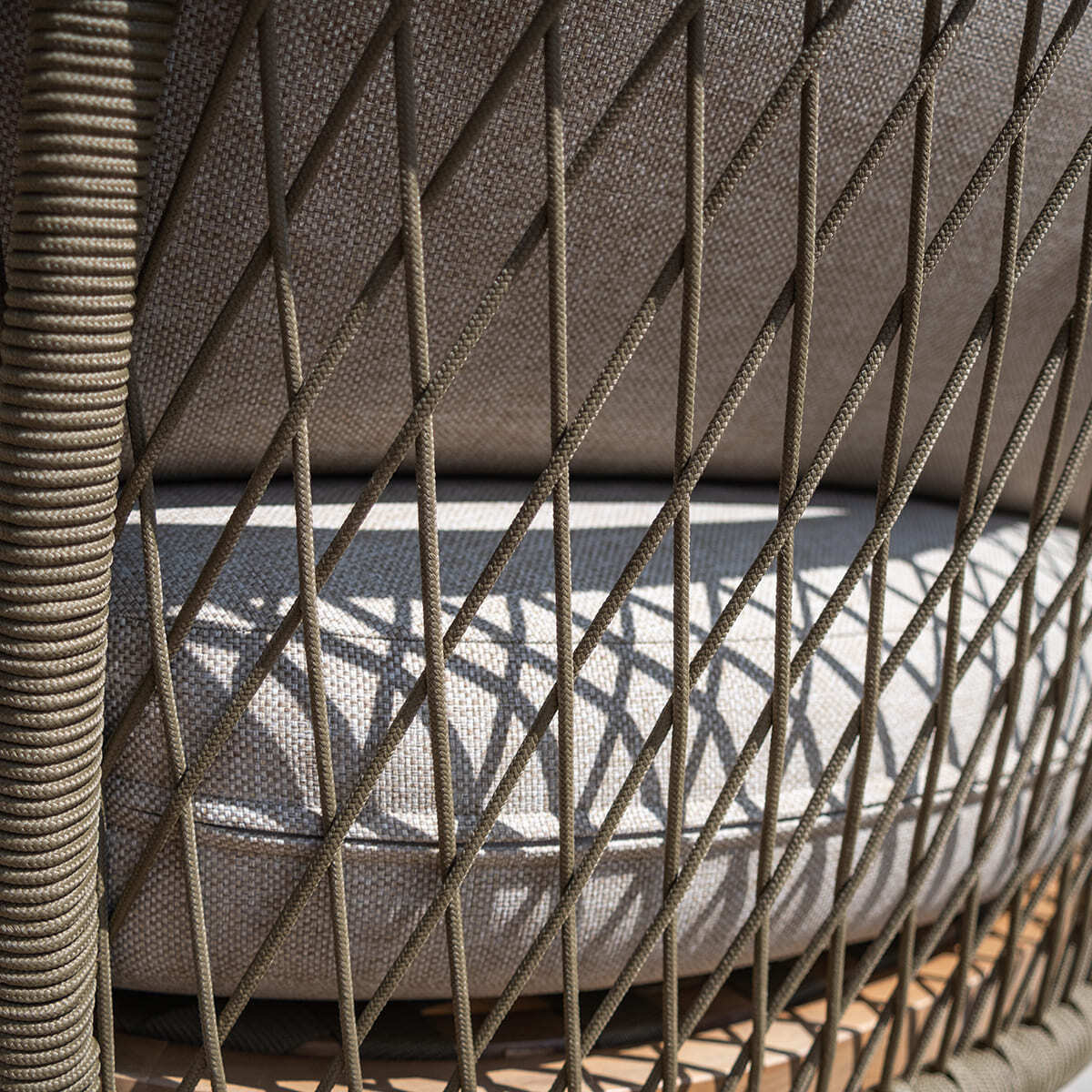 Homeflair - Bali Rope Weave 3 Seat Sofa Set