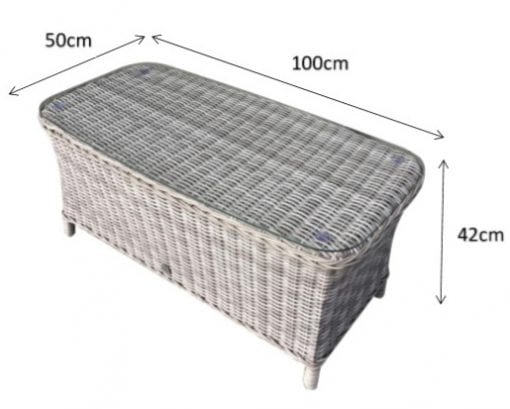 Rattan Harriet 2 Seater Sofa + 2 Ottoman Stools Dining Set | Harr0134