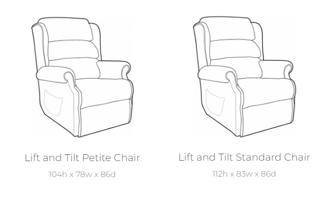 Hampton Fabric Lift & Rise Recliner Chair | Buoyant Upholstery