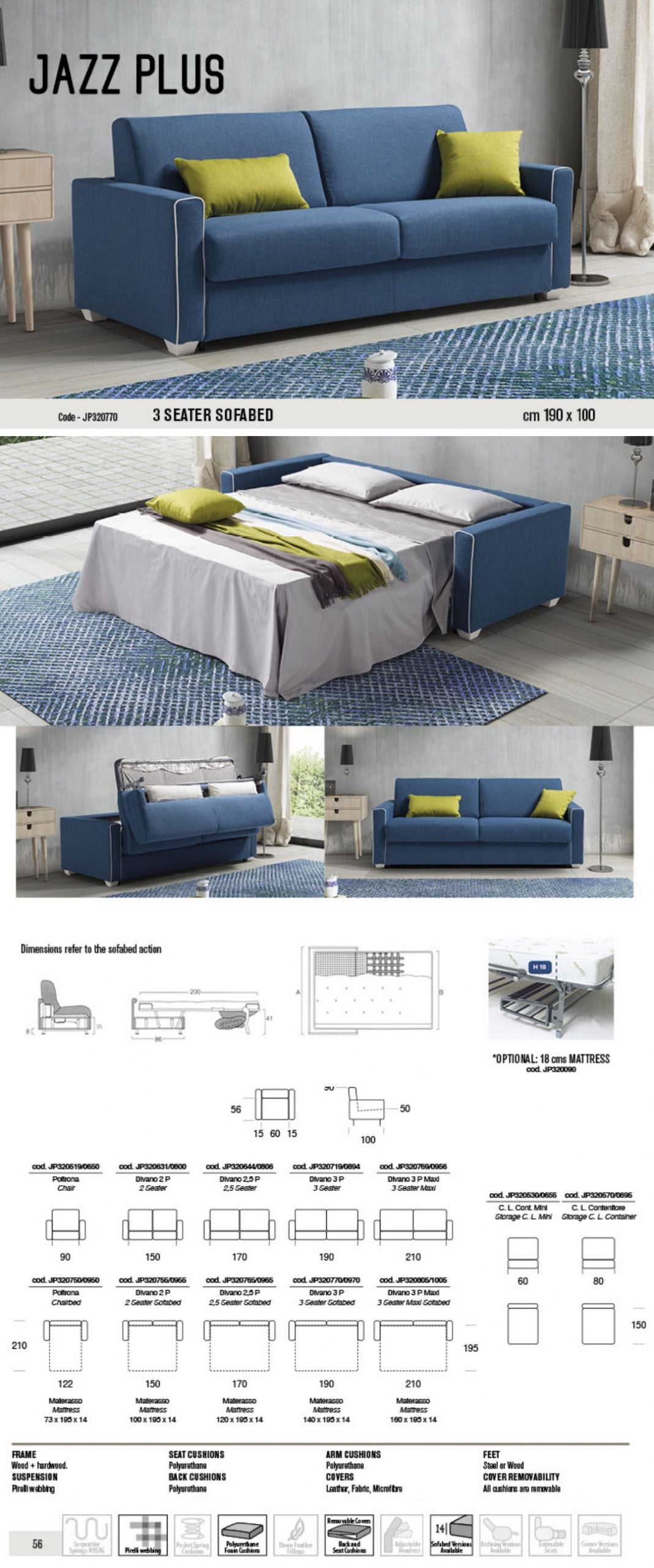 Jazz Leather Sofa Collection | Newtrend Concepts Italia