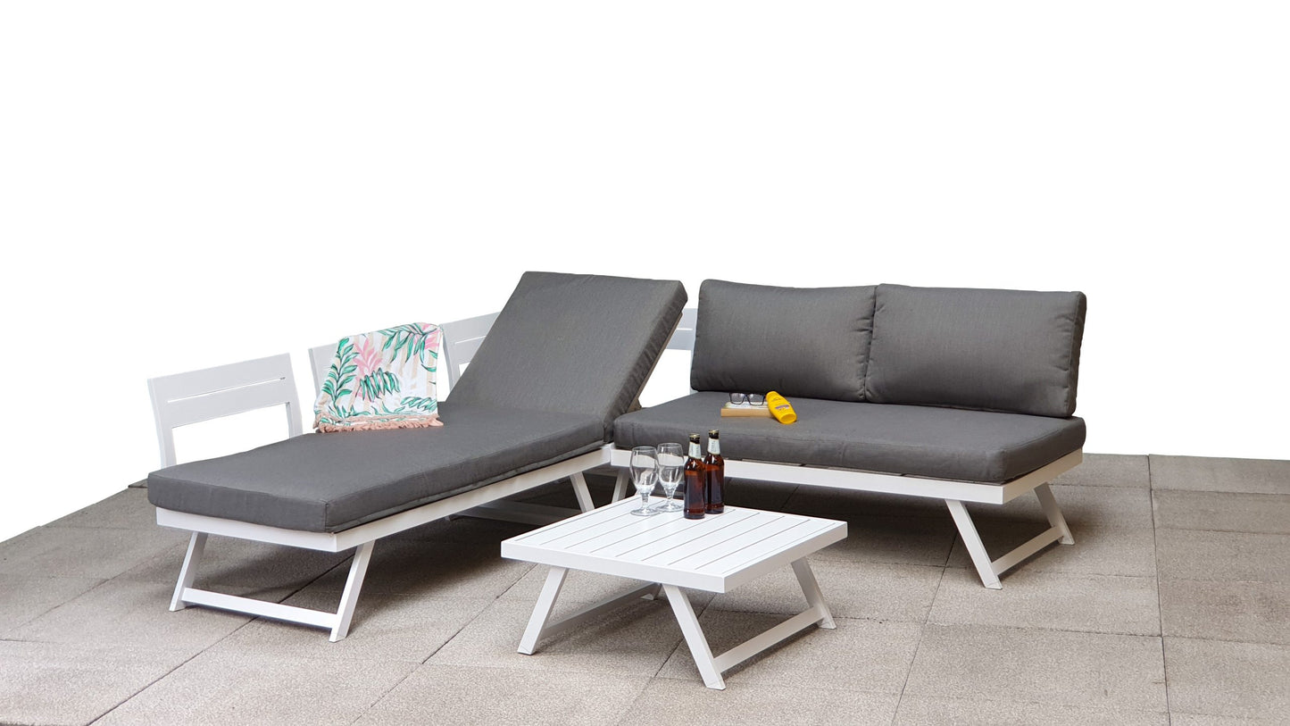 Rattan Corner Sofa with Adjustable Headrest | Kimmie | Kimm0346