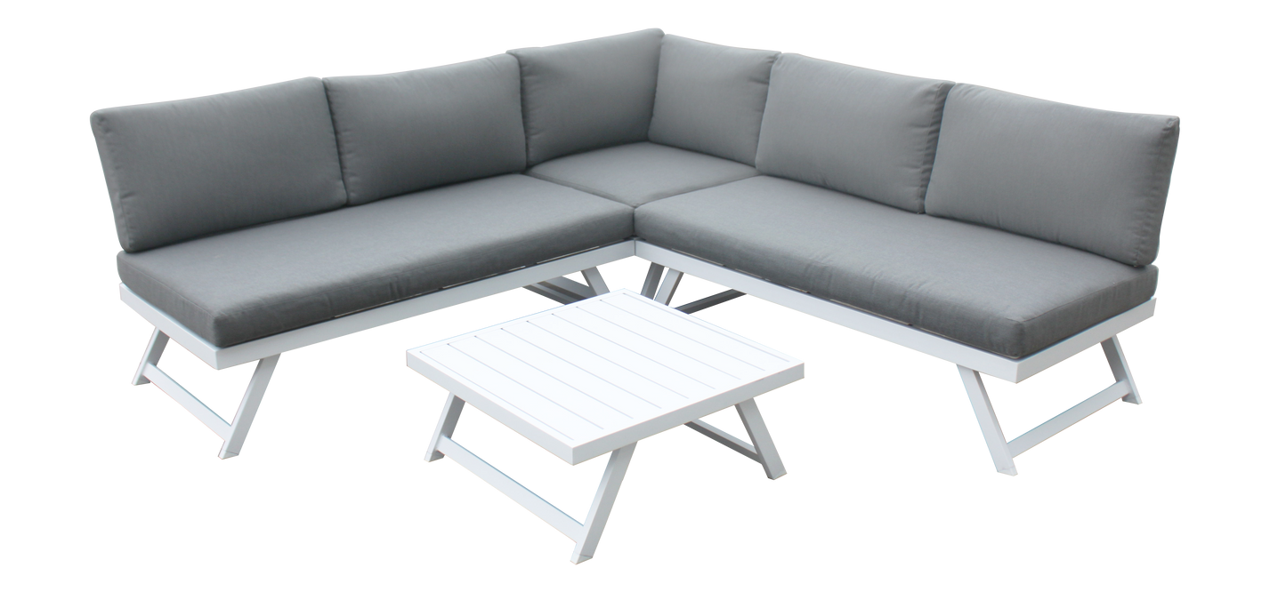 Rattan Corner Sofa with Adjustable Headrest | Kimmie | Kimm0346