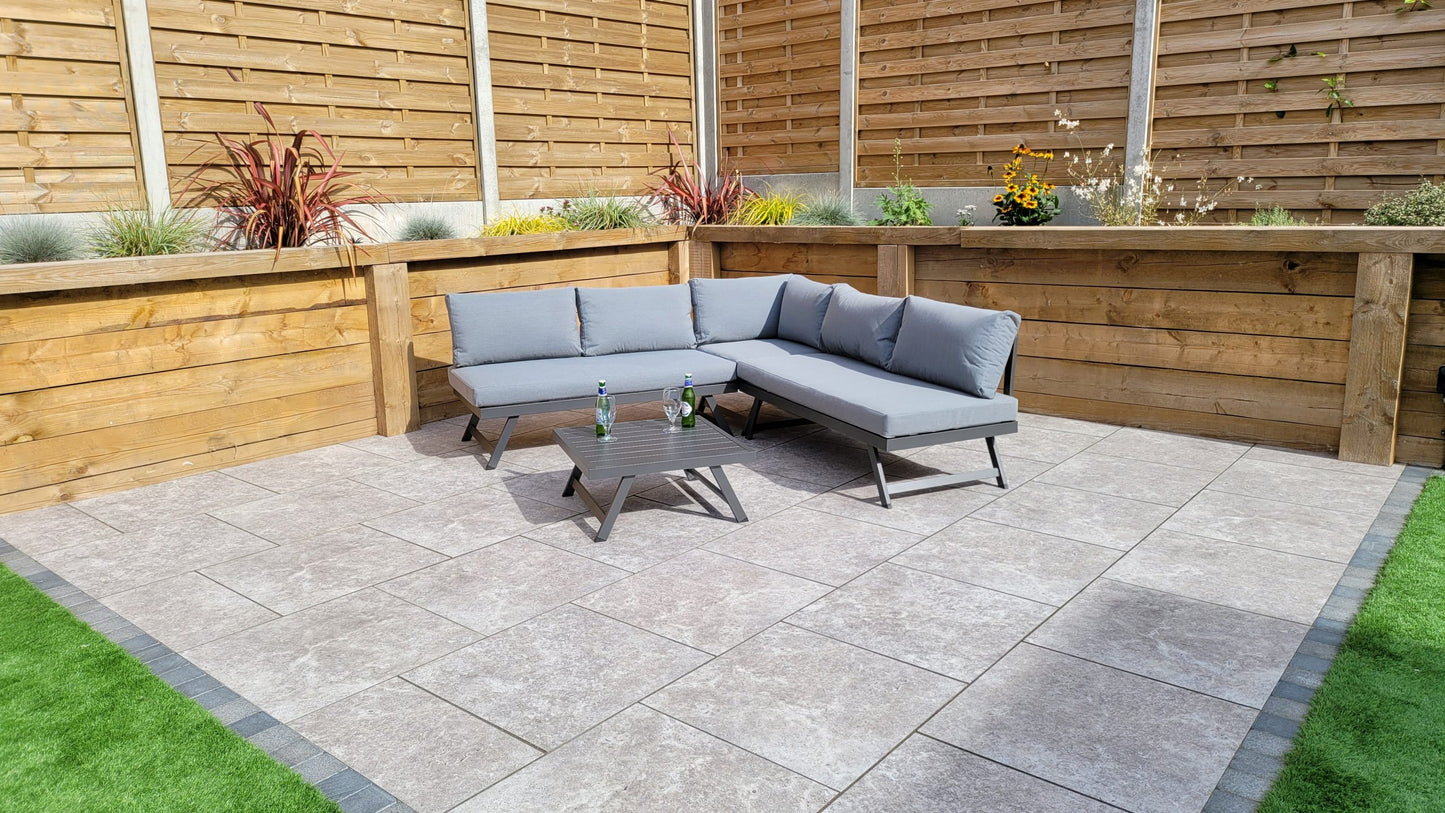 Rattan Corner Sofa Set with Lift up Headrest | Kimmie | Kimm0368