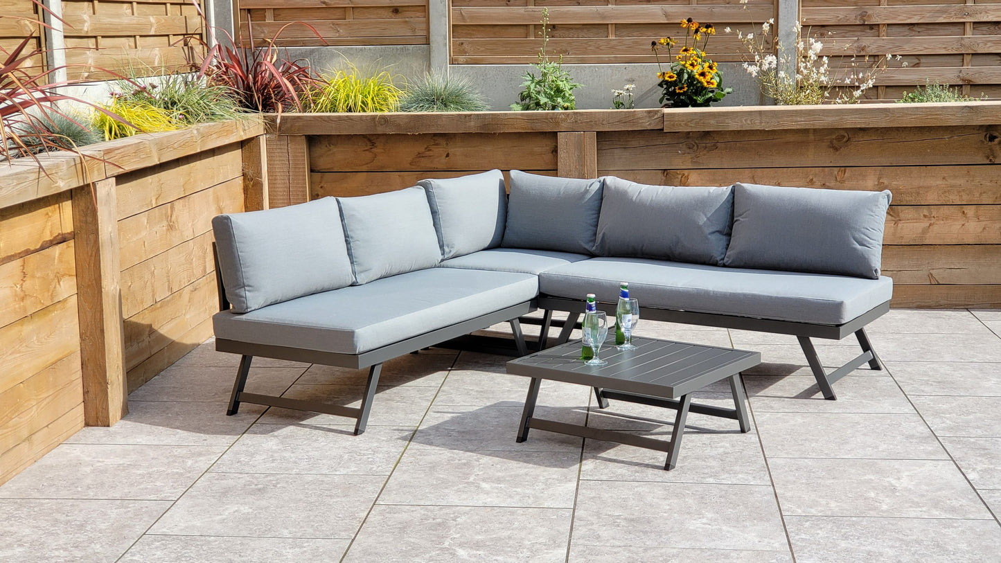 Rattan Corner Sofa Set with Lift up Headrest | Kimmie | Kimm0368