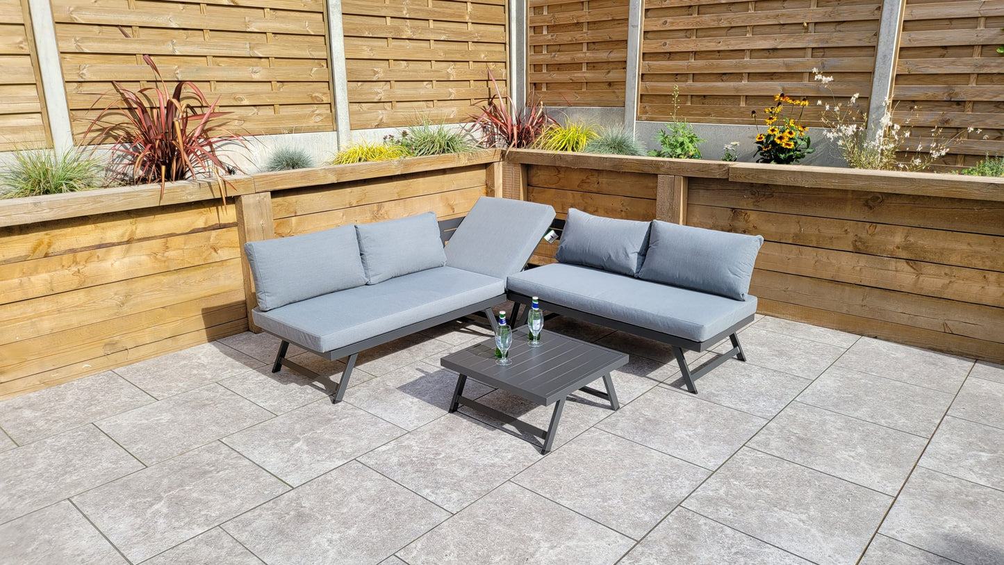 Rattan Corner Sofa Set with Lift up Headrest | Kimmie | Kimm0368
