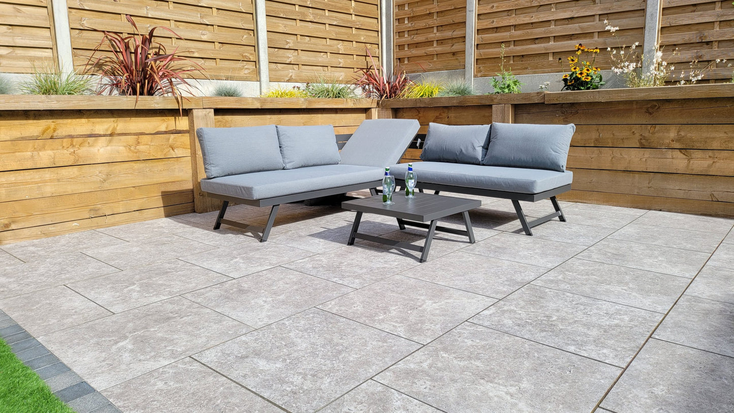 Rattan Corner Sofa Set with Lift up Headrest | Kimmie | Kimm0368