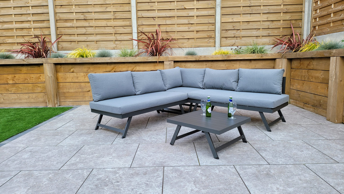 Rattan Corner Sofa Set with Lift up Headrest | Kimmie | Kimm0368