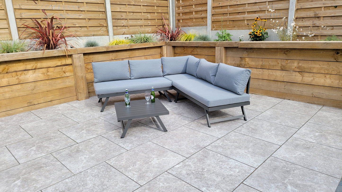 Rattan Corner Sofa Set with Lift up Headrest | Kimmie | Kimm0368