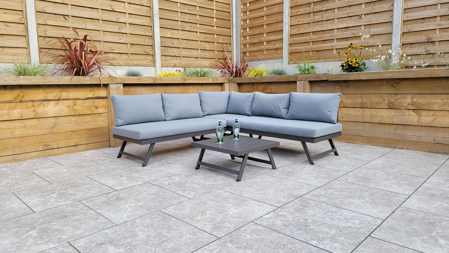 Rattan Corner Sofa Set with Lift up Headrest | Kimmie | Kimm0368