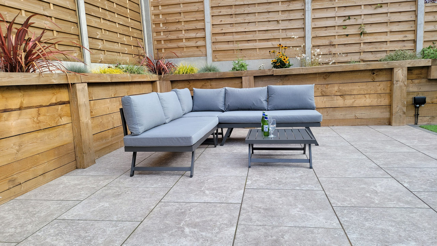 Rattan Corner Sofa Set with Lift up Headrest | Kimmie | Kimm0368