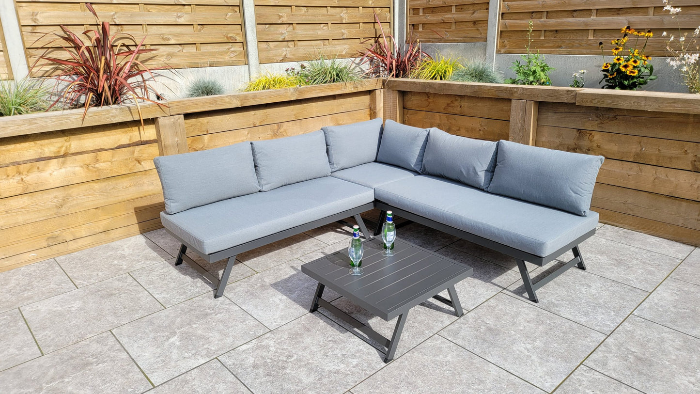 Rattan Corner Sofa Set with Lift up Headrest | Kimmie | Kimm0368