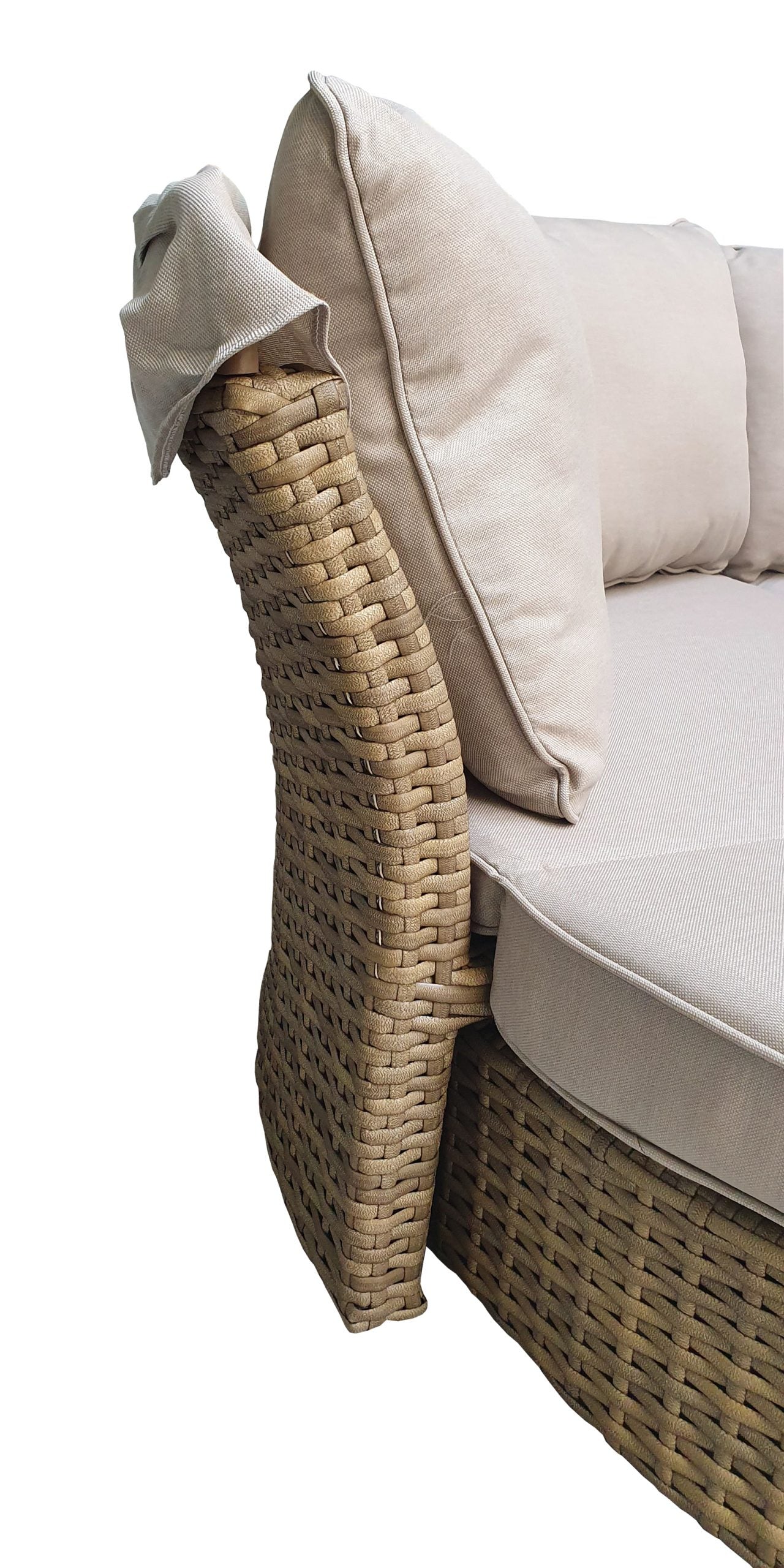 Rattan Lily Modular Daybed with Sunroof in Nature | Lily0016