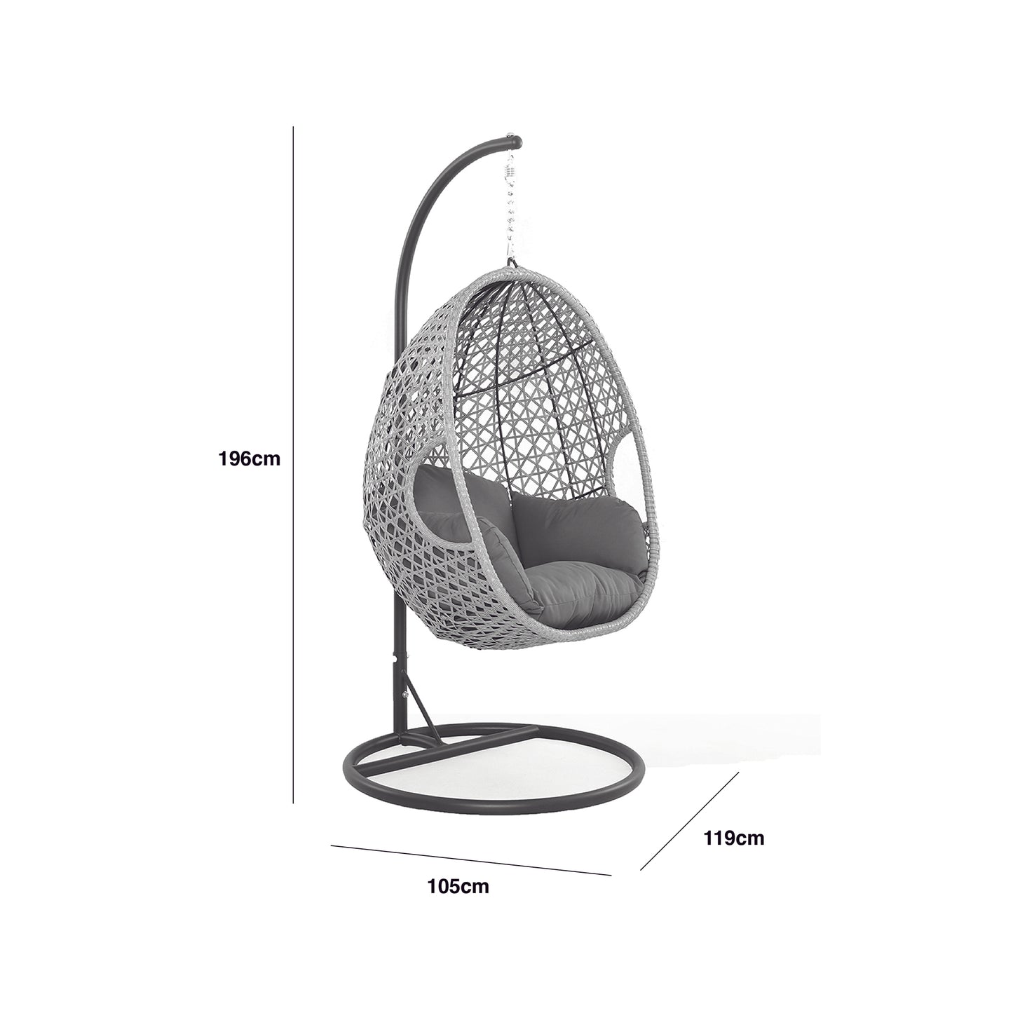 Homeflair - Ascot Rattan Hanging Chair