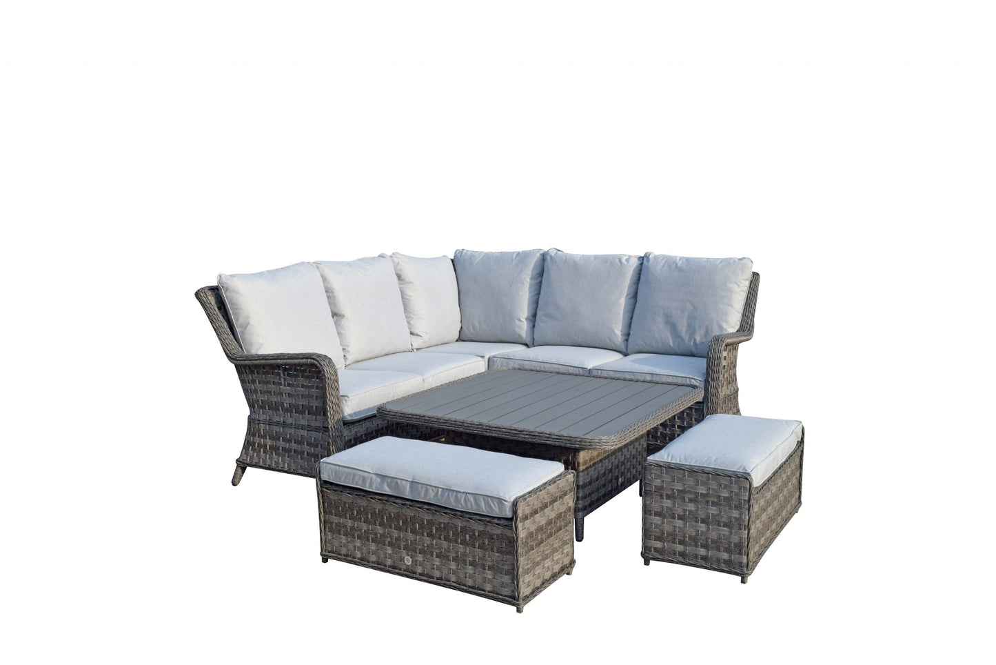 Signature Weave - Rattan Corner Dining Sofa with Lift Table | Mia0314