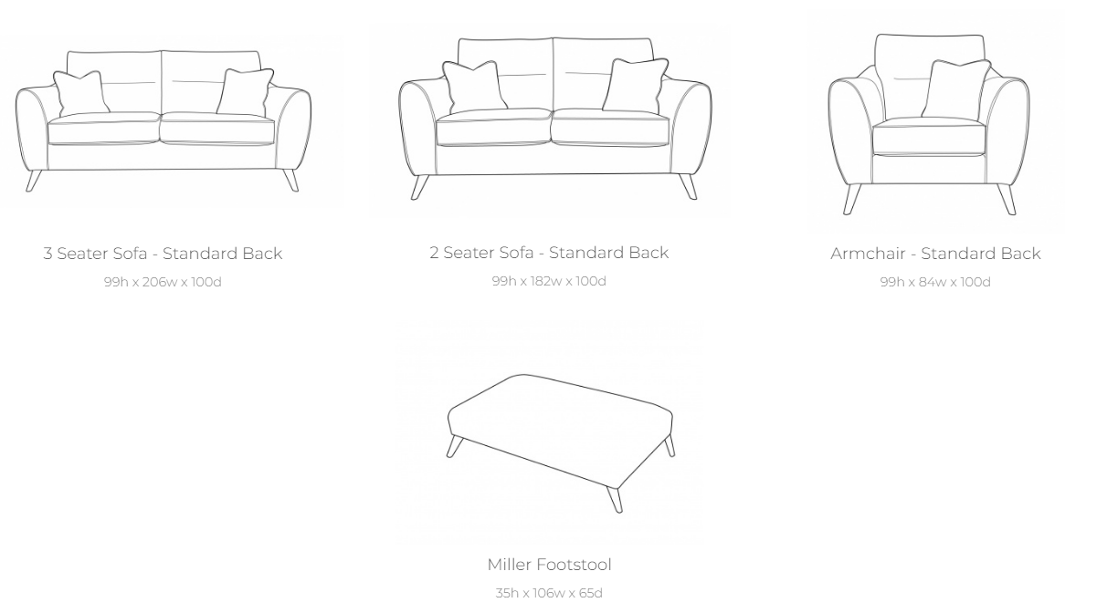 Miller Fabric Sofa Collection | Buoyant Upholstery