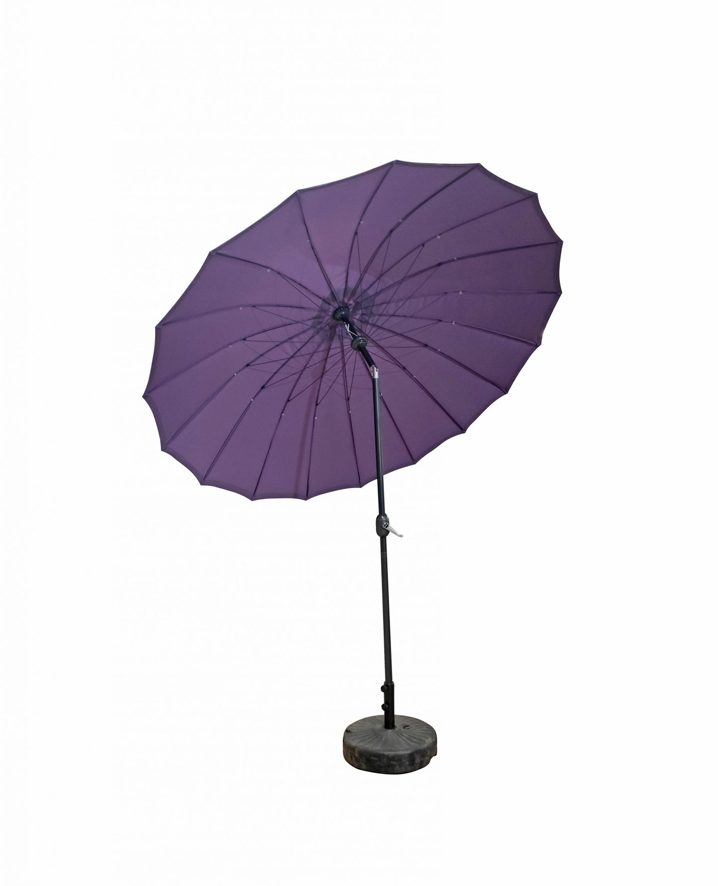Rattan 2.7m Shanghai Parasol in Purple | Para0321