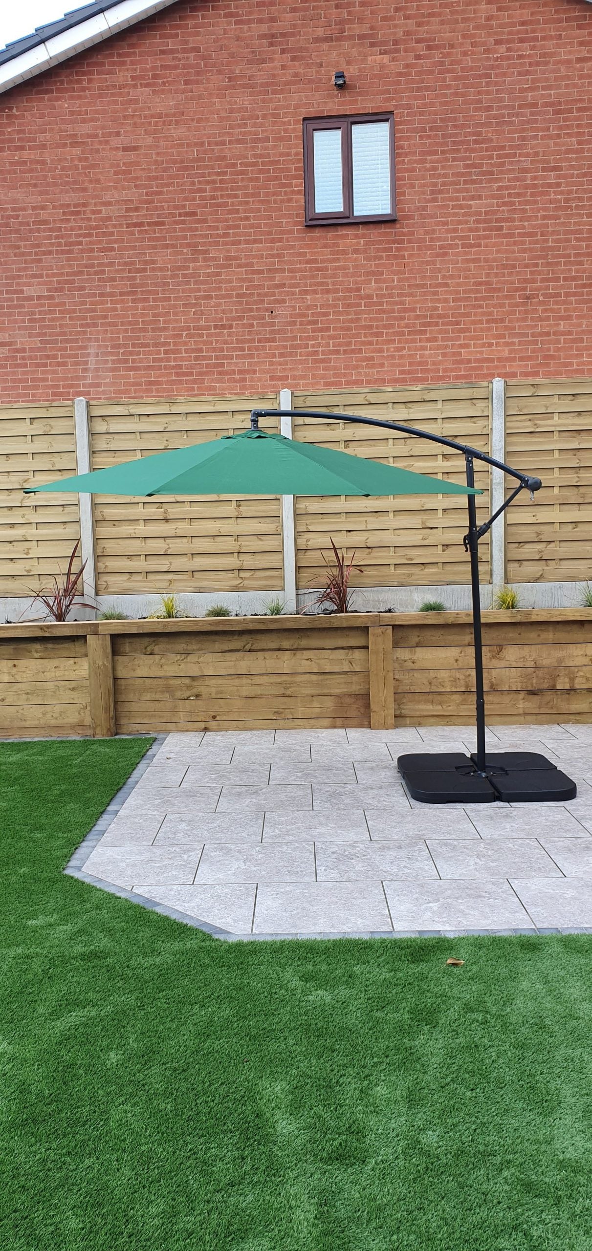 Rattan 3m Banana Parasol | Para0345