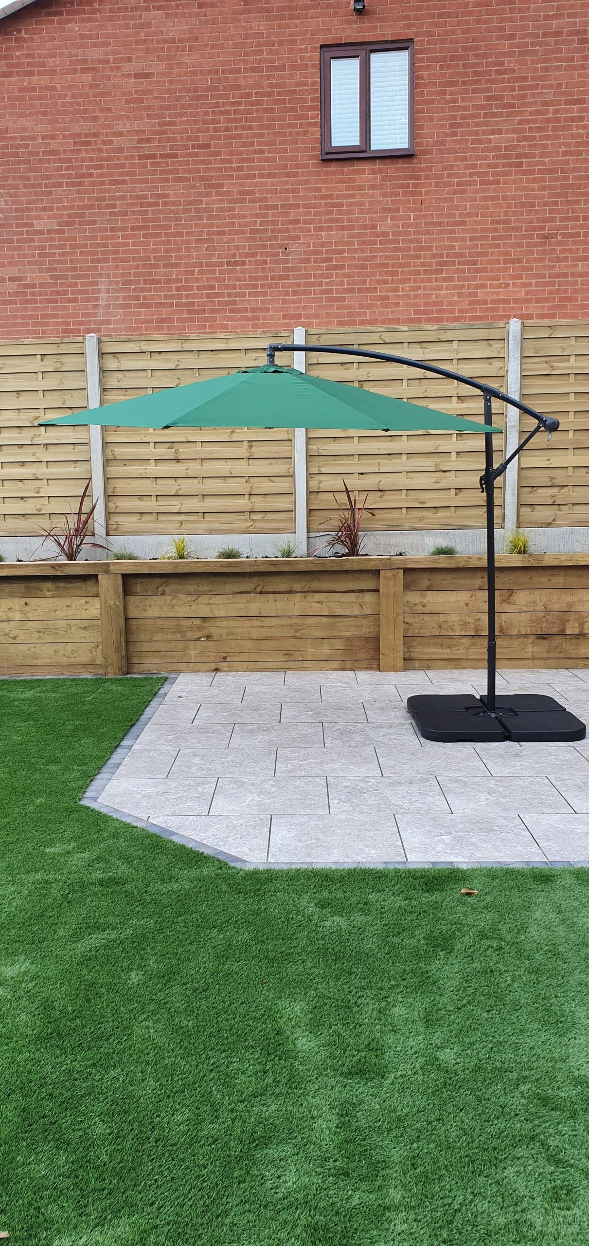 Rattan 3m Banana Parasol | Para0345