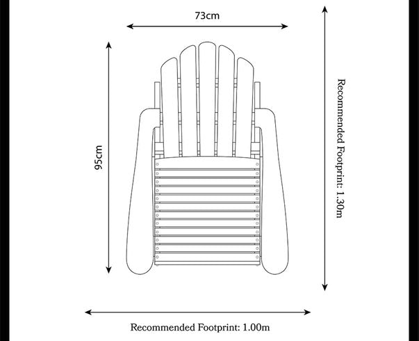 Vermont Folding Adirondack Chair | VER002 | AMIR
